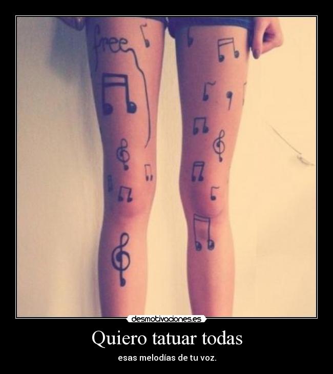 Quiero tatuar todas -