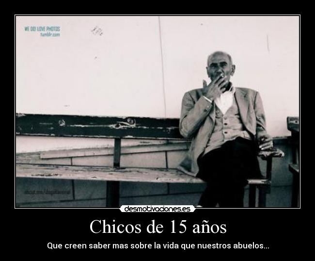 Chicos de 15 años -