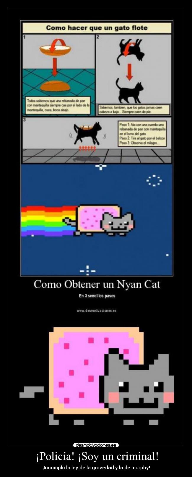 ¡Policía! ¡Soy un criminal! -