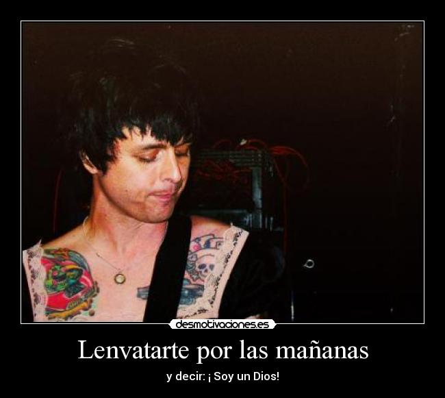 Lenvatarte por las mañanas -