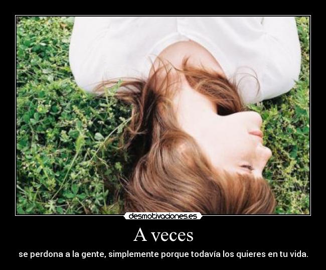 A veces -