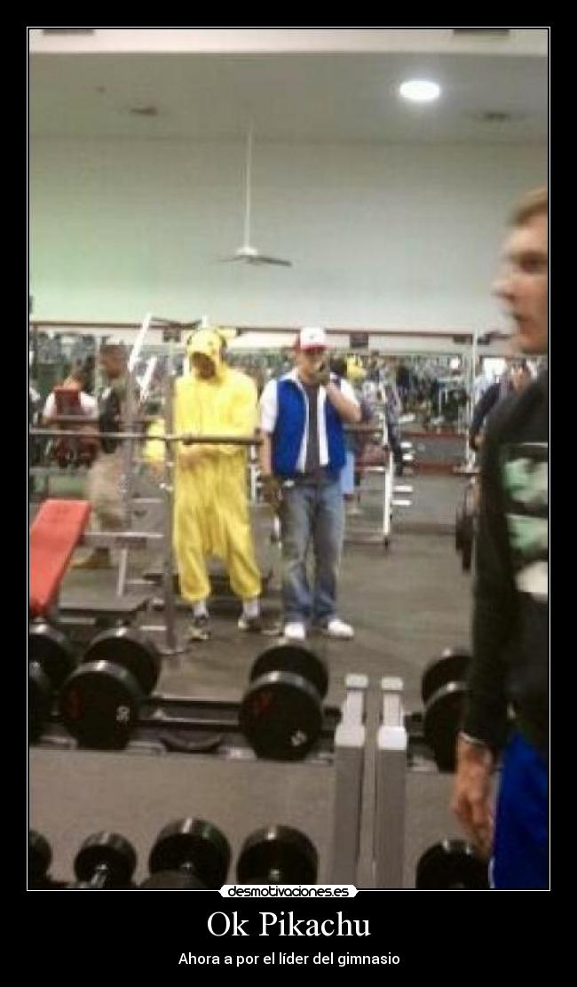 Ok Pikachu - Ahora a por el líder del gimnasio