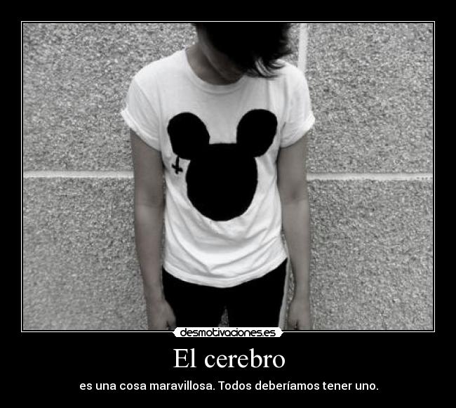 El cerebro - es una cosa maravillosa. Todos deberíamos tener uno.