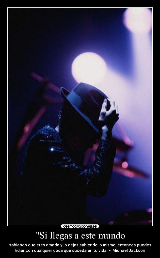 carteles mundo michael jackson mundo desmotivaciones