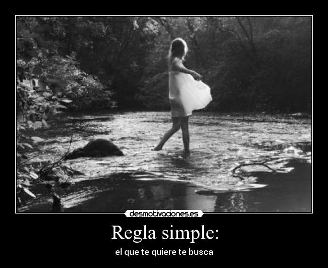 Regla simple: - 