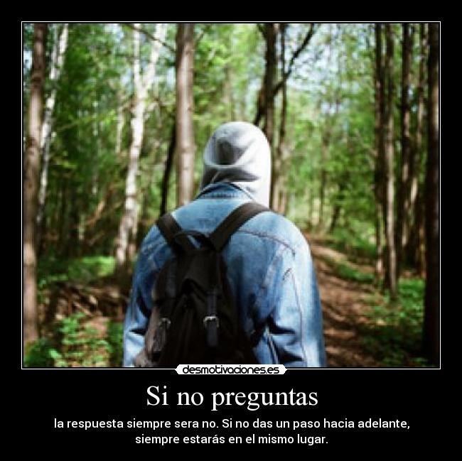 Si no preguntas - 