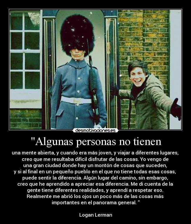 Algunas personas no tienen - 