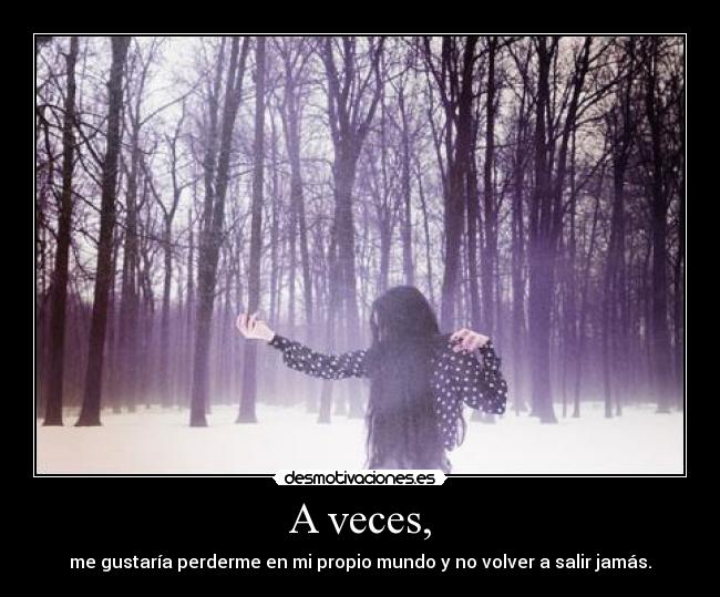 A veces, - 