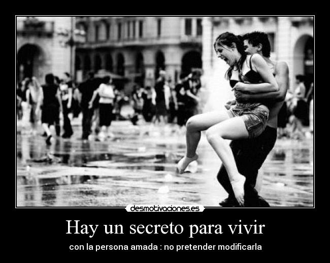 Hay un secreto para vivir - 