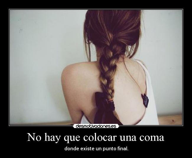 No hay que colocar una coma -