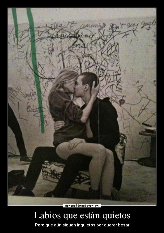 carteles ganas besar desmotivaciones