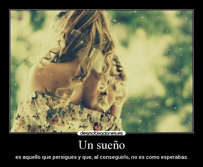 Un sueño -