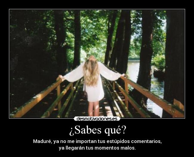 ¿Sabes qué? - 