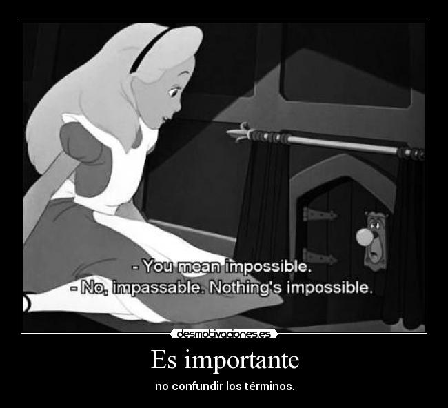 Es importante -