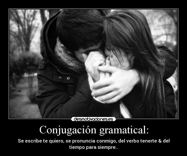 Conjugación gramatical: -