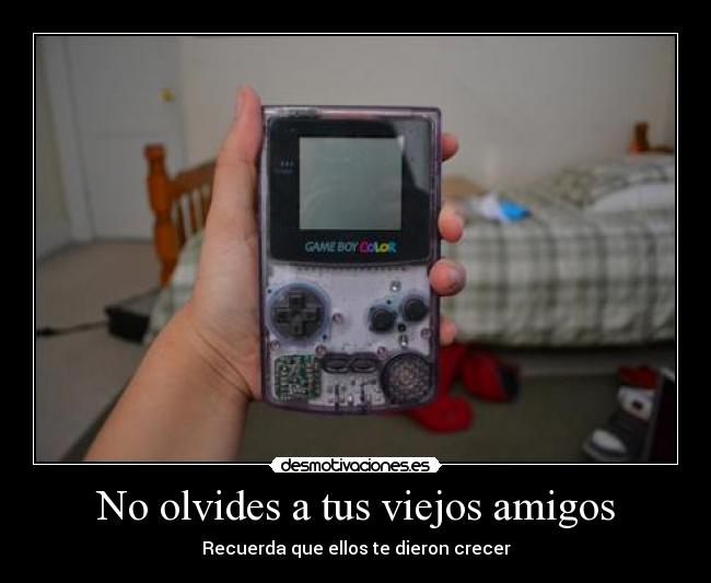 No olvides a tus viejos amigos - Recuerda que ellos te dieron crecer