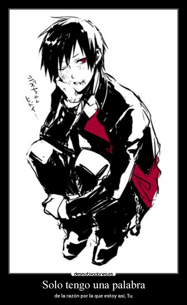 Solo tengo una palabra -