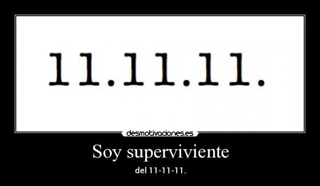 Soy superviviente - 
