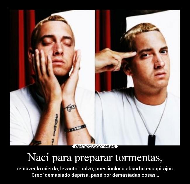 carteles una cancion eminem desmotivaciones
