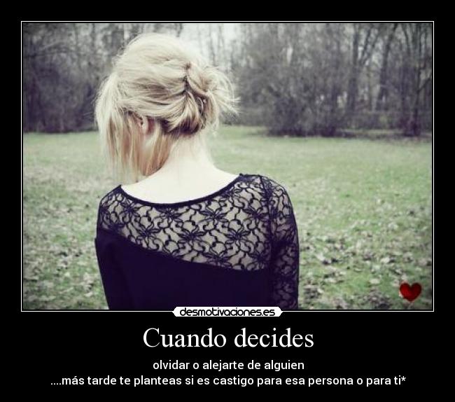 Cuando decides - 