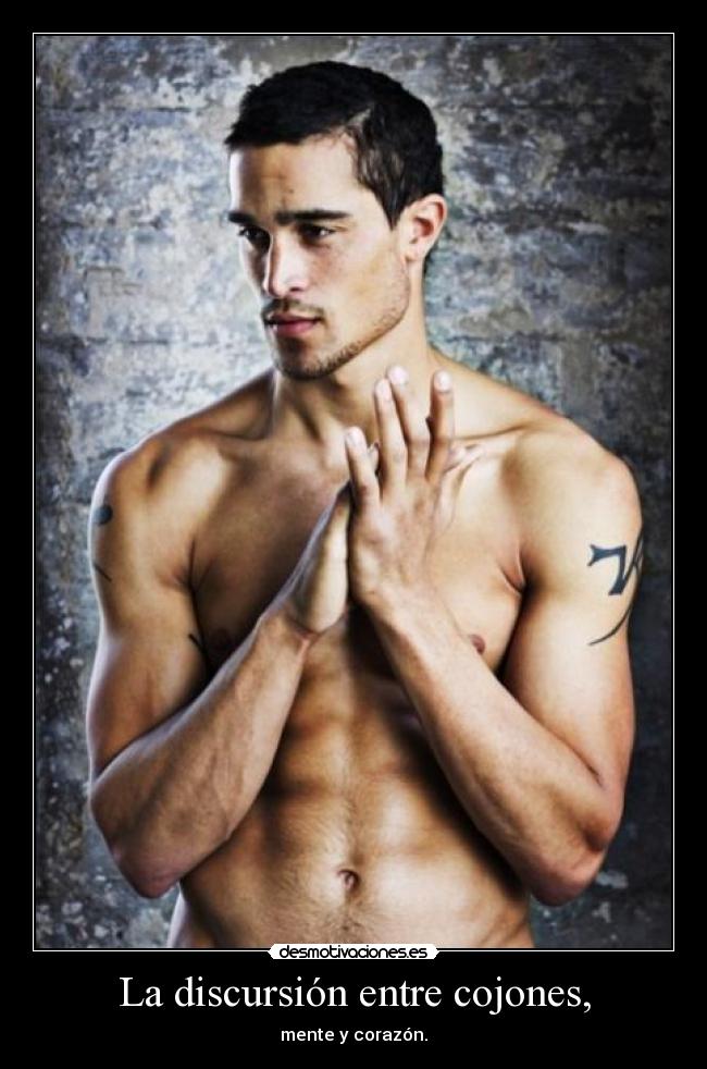 La discursión entre cojones, -