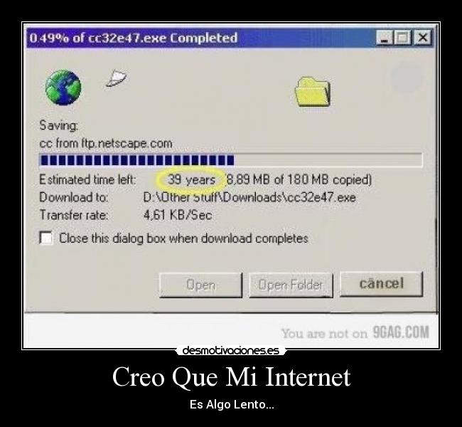 Creo Que Mi Internet - Es Algo Lento...