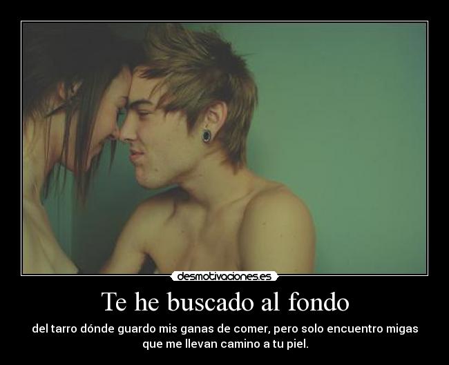 Te he buscado al fondo - 