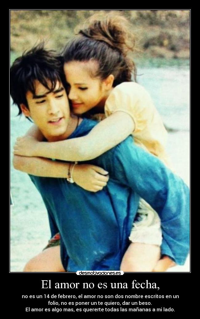 El amor no es una fecha, - 