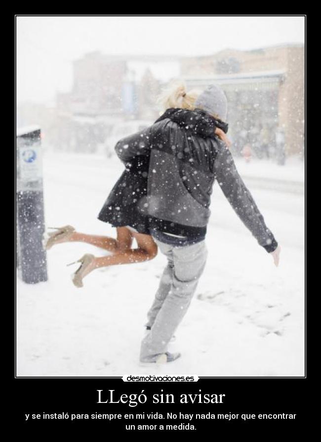 LLegó sin avisar - 