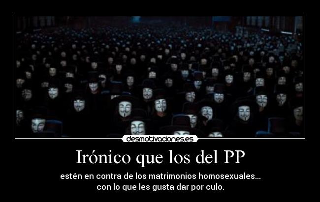 Irónico que los del PP - 