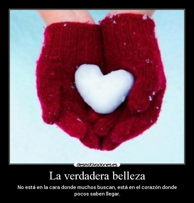 carteles belleza corazon cara desmotivaciones