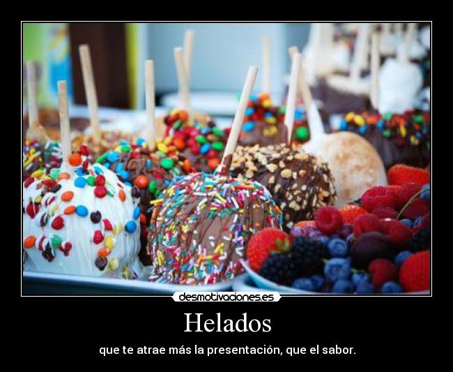 carteles deliosos riquisimos helados favorito chocolate desmotivaciones