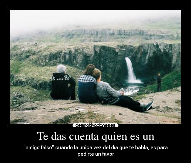 Te das cuenta quien es un - 