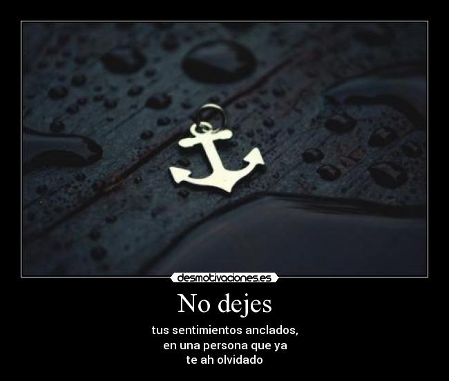 No dejes - 