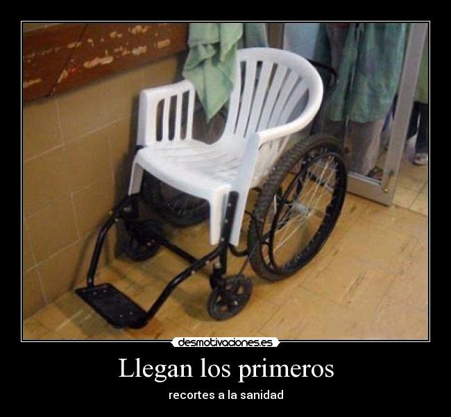 Llegan los primeros - recortes a la sanidad