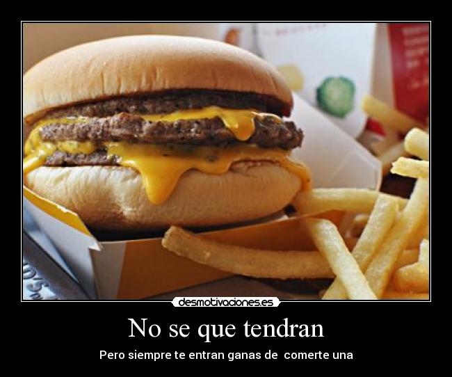 carteles hamburguesa desmotivaciones