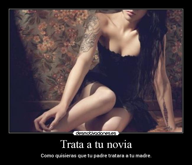 Trata a tu novia -