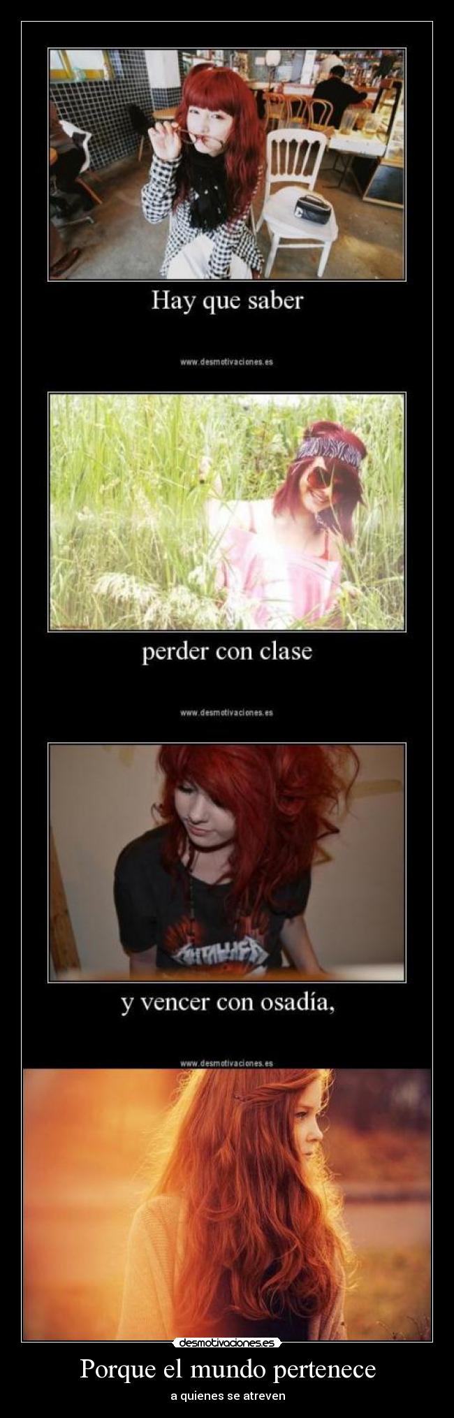 Porque el mundo pertenece - 