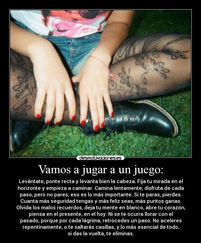 Vamos a jugar a un juego: - 
