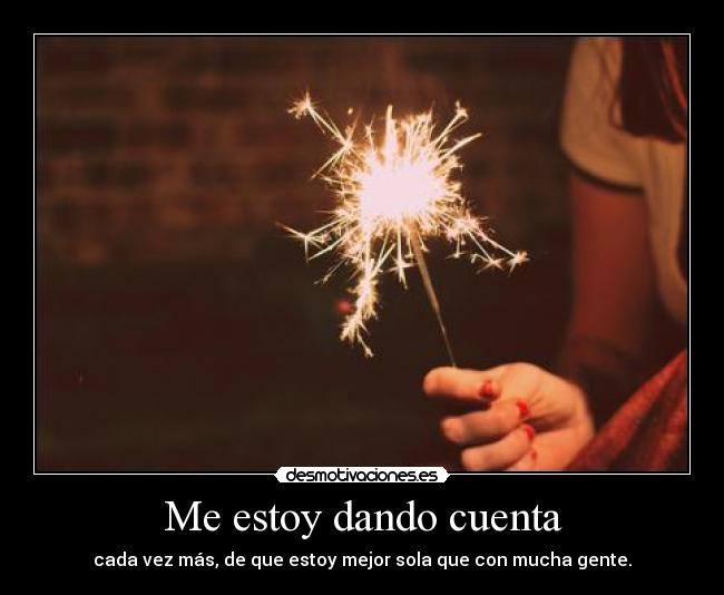 Me estoy dando cuenta - 