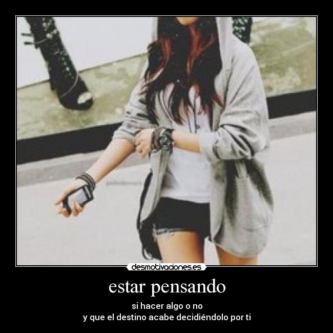 estar pensando - 