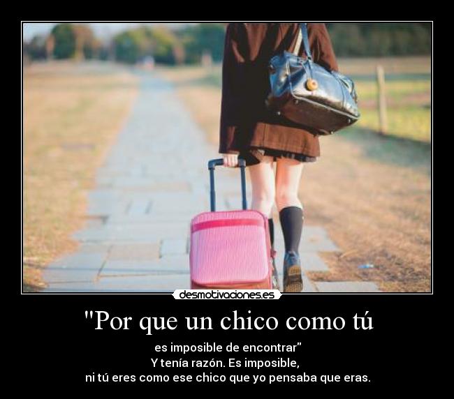 Por que un chico como tú - 