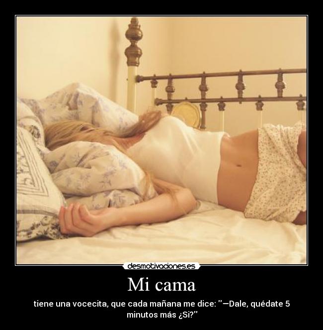 Mi cama -