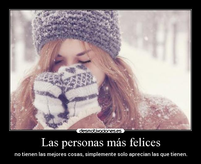 Las personas más felices -