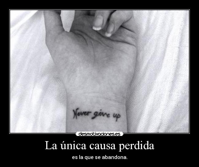 La única causa perdida - 