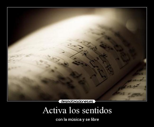 Activa los sentidos -