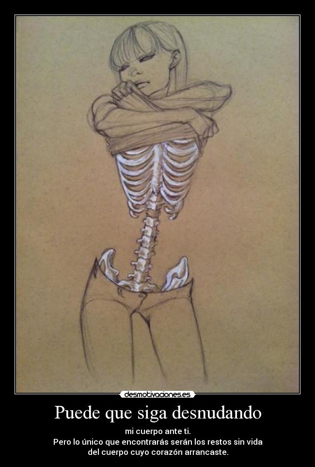 Puede que siga desnudando - 