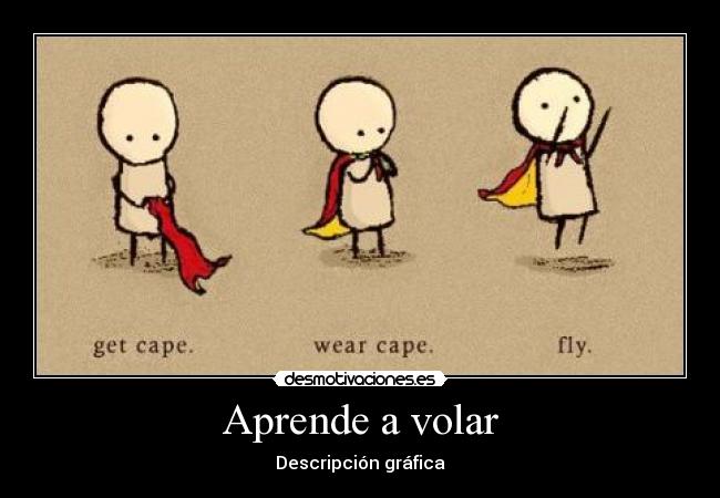 Aprende a volar -
