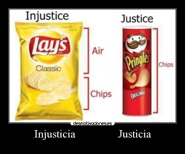 Injusticia               Justicia - 