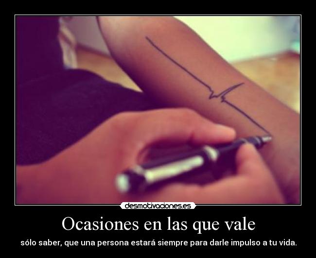 Ocasiones en las que vale - 